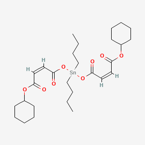 molecular formula C28H44O8Sn B13767526 Einecs 226-989-0 CAS No. 5587-52-0