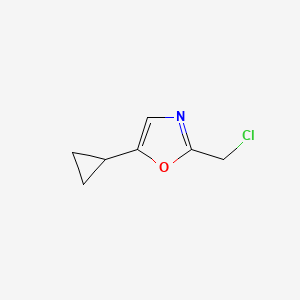2-(Chloromethyl)-5-cyclopropyl-1,3-oxazole