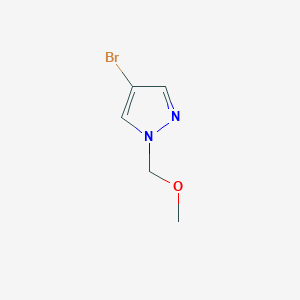 molecular formula C5H7BrN2O B1376754 4-Bromo-1-(methoxymethyl)-1H-pyrazole CAS No. 1071200-42-4