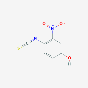 molecular formula C7H4N2O3S B13767556 4-Isothiocyanato-3-nitrophenol CAS No. 87200-48-4