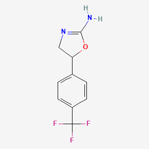 molecular formula C10H9F3N2O B13767562 Fluminorex CAS No. 720-76-3