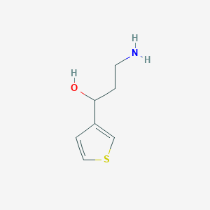 3-Amino-1-(thiophen-3-yl)propan-1-ol