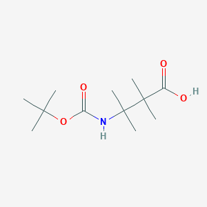 3-{[(Tert-butoxy)carbonyl]amino}-2,2,3-trimethylbutanoic acid