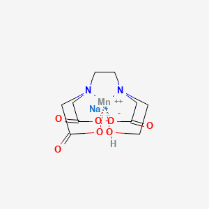 molecular formula C10H15MnN2NaO7 B13767719 Einecs 260-381-6 CAS No. 56779-88-5