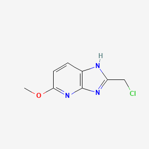 2-(chloromethyl)-5-methoxy-3H-imidazo[4,5-b]pyridine