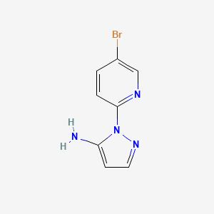 1-(5-bromopyridin-2-yl)-1H-pyrazol-5-amine