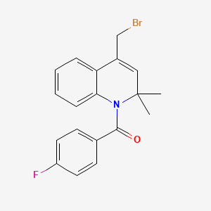 4-(Bromomethyl)-1-(4-fluorobenzoyl)-2,2-dimethyl-1,2-dihydroquinoline