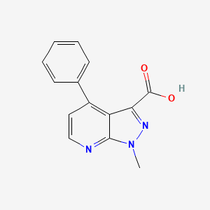 1-methyl-4-phenyl-1H-pyrazolo[3,4-b]pyridine-3-carboxylic acid