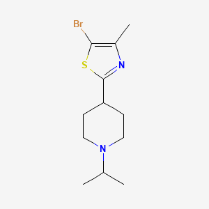 5-Bromo-2-(1-isopropylpiperidin-4-yl)-4-methylthiazole
