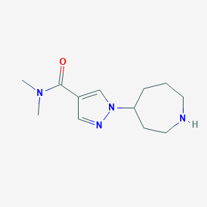 1-(Azepan-4-yl)-N,N-dimethyl-1H-pyrazole-4-carboxamide