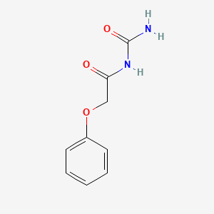 molecular formula C9H10N2O3 B13767820 Urea, (phenoxyacetyl)- CAS No. 6092-19-9
