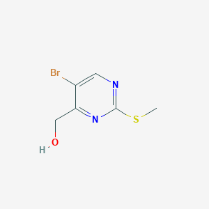 (5-Bromo-2-(methylthio)pyrimidin-4-yl)methanol