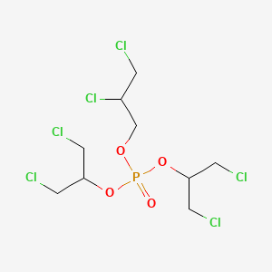 molecular formula C9H15Cl6O4P B13767921 Bis[2-chloro-1-(chloromethyl)ethyl] 2,3-dichloropropyl phosphate CAS No. 68460-03-7
