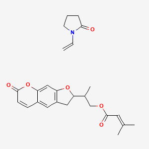 molecular formula C25H29NO6 B13767947 C6H9NO.C19H20O5 CAS No. 55247-73-9
