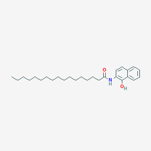 molecular formula C27H41NO2 B13767981 N-Hexadecyl-1-hydroxynaphthalene-2-carboxamide CAS No. 5379-36-2