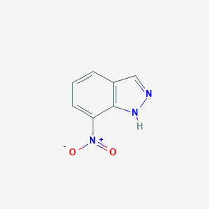 molecular formula C7H5N3O2 B013768 7-Nitroindazole CAS No. 2942-42-9