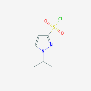 molecular formula C6H9ClN2O2S B1376801 1-Isopropyl-1H-pyrazole-3-sulfonyl chloride CAS No. 1354704-87-2