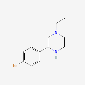 3-(4-Bromophenyl)-1-ethylpiperazine
