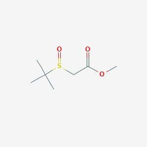 molecular formula C7H14O3S B13768045 Methyl tert-butylsulfinylacetate CAS No. 56535-32-1
