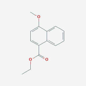 molecular formula C14H14O3 B13768047 Ethyl 4-methoxy-1-naphthalenecarboxylate CAS No. 51934-42-0