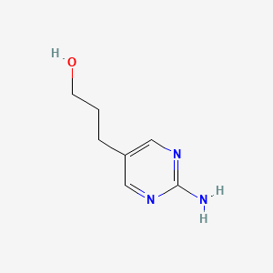 3-(2-Aminopyrimidin-5-yl)propan-1-ol