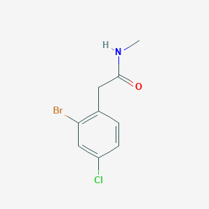 2-(2-bromo-4-chlorophenyl)-N-methylacetamide