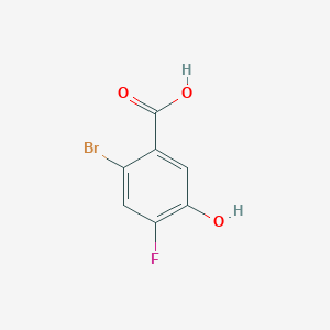 2-Bromo-4-fluoro-5-hydroxybenzoic acid