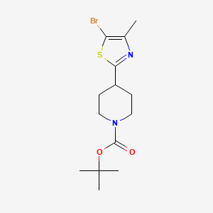 tert-Butyl 4-(5-bromo-4-methylthiazol-2-yl)piperidine-1-carboxylate