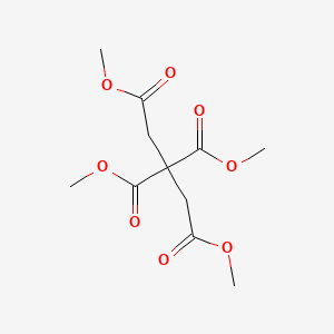 molecular formula C11H16O8 B13768153 Tetramethyl propane-1,2,2,3-tetracarboxylate CAS No. 53046-85-8