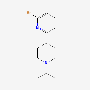 2-Bromo-6-(1-isopropylpiperidin-4-yl)pyridine