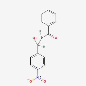 molecular formula C15H11NO4 B13768262 4-Nitrochalcone oxide CAS No. 5633-36-3