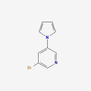 molecular formula C9H7BrN2 B1376827 3-bromo-5-(1H-pyrrol-1-yl)pyridine CAS No. 1215911-30-0