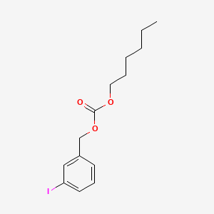 molecular formula C14H19IO3 B13768292 Hexyl m-iodobenzyl carbonate CAS No. 67987-32-0