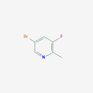 molecular formula C6H5BrFN B1376831 5-Bromo-3-fluoro-2-methylpyridine CAS No. 1162674-74-9