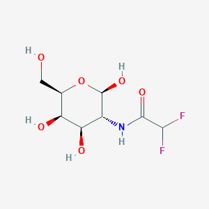 molecular formula C8H13F2NO6 B13768404 N-Difluoroacetyl-D-Galactosamine 
