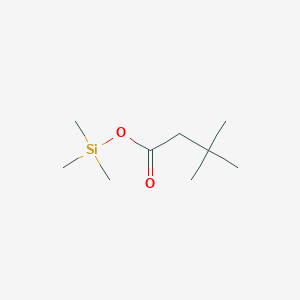molecular formula C9H20O2Si B13768409 Trimethylsilyl 3,3-dimethylbutanoate CAS No. 61333-82-2