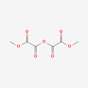 molecular formula C6H6O7 B13768417 2,5,8-Trioxanonane-3,4,6,7-tetrone CAS No. 5781-55-5