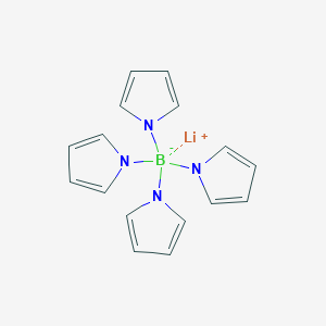 molecular formula C16H16BLiN4 B13768423 Lithium tetra-1H-pyrrol-1-ylborate(1-) CAS No. 58179-67-2