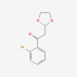 1-(2-Bromophenyl)-2-(1,3-dioxolan-2-yl)ethanone
