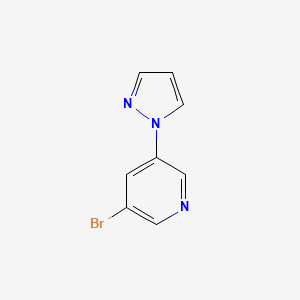 3-Bromo-5-(1H-pyrazol-1-YL)pyridine