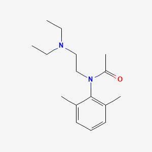 molecular formula C16H26N2O B13768466 Acetanilide, N-(2-(diethylamino)ethyl)-2',6'-dimethyl- CAS No. 67023-16-9