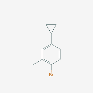 1-Bromo-4-cyclopropyl-2-methylbenzene