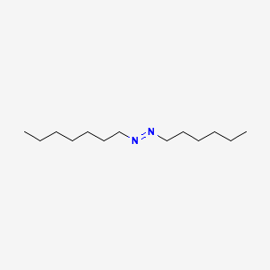 molecular formula C13H28N2 B13768531 Heptane, hexyldiazeno- CAS No. 73806-69-6