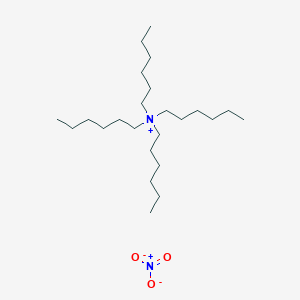 molecular formula C24H52N2O3 B13768533 Tetrahexylammonium nitrate CAS No. 682-03-1