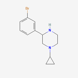 3-(3-Bromophenyl)-1-cyclopropylpiperazine