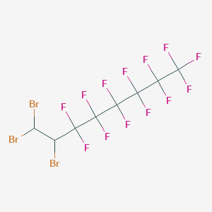 molecular formula C8H2Br3F13 B13768559 7,8,8-Tribromo-1,1,1,2,2,3,3,4,4,5,5,6,6-tridecafluorooctane 