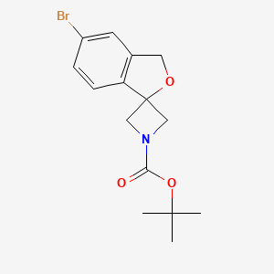 Tert-butyl 5'-bromo-3'H-spiro[azetidine-3,1'-isobenzofuran]-1-carboxylate