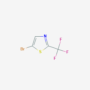 molecular formula C4HBrF3NS B1376861 5-Bromo-2-(trifluoromethyl)thiazole CAS No. 1209458-88-7