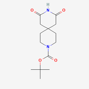 Tert-butyl 8,10-dioxo-3,9-diazaspiro[5.5]undecane-3-carboxylate