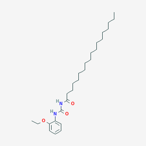 molecular formula C27H46N2O3 B13768690 n-[(2-Ethoxyphenyl)carbamoyl]octadecanamide CAS No. 7144-52-7